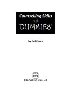 Counselling Skills For Dummies