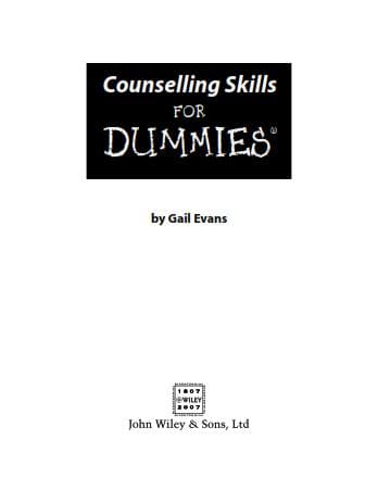 Counselling Skills For Dummies